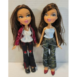 MGA Entertainment Bratz Dolls Twiins 2nd Edition Tess & Nona ~ 2005